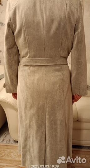 Плащ тренч женский 48 50. Вельвет