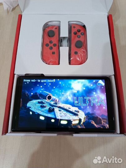 Прошитые Nintendo Switch oled – Mario Red Edition