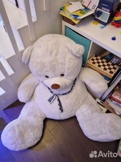 Большая мягкая игрушка медведь