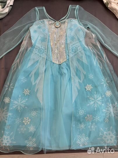 Платье Эльзы H&M 3-4 года