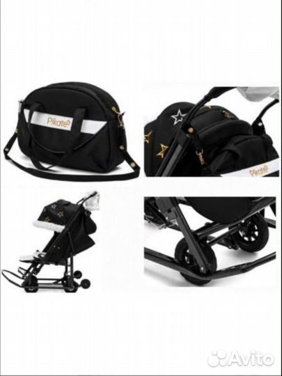 Детские санки с колесами Pikate 