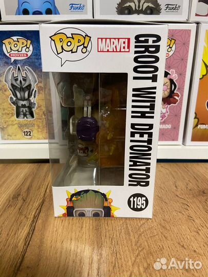 Funko PoP - Marvel I Am Groot: Groot With Detonato