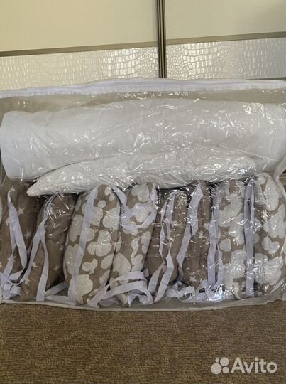 Комплект постельного белья на кроватку трансформер