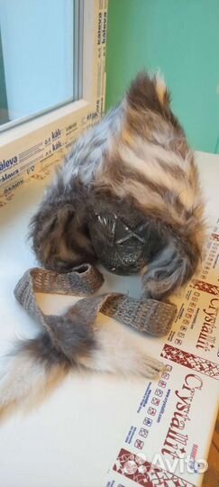 Шапка пуховая детская