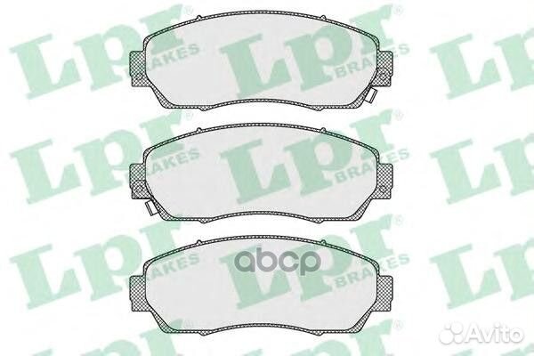 Колодки тормозные дисковые 05P1634 Lpr