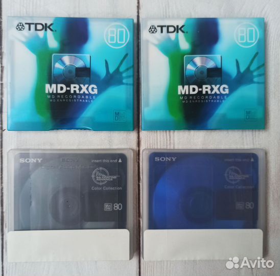 Минидиски MD-RXG 80 новые и бу