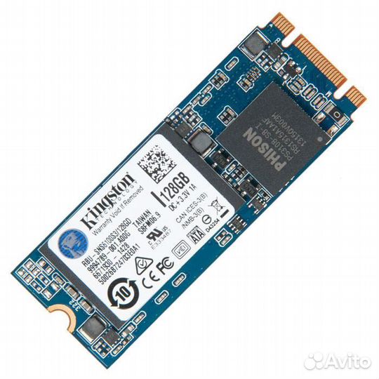 Твердотельный накопитель SSD 128Gb, SATA III, M.2