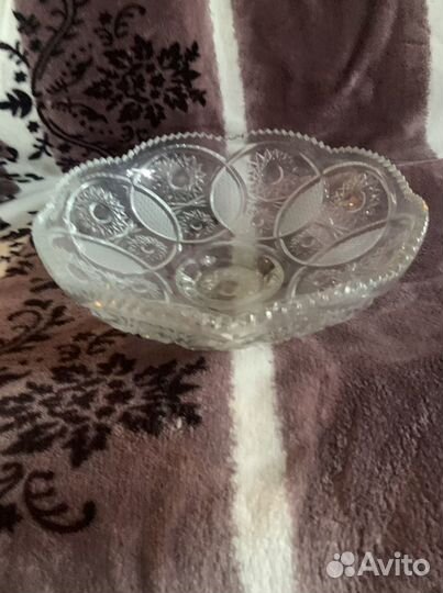 Хрустальная ваза