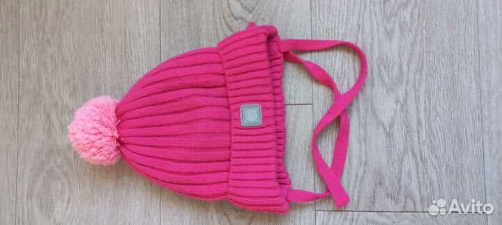 Шапка для девочки р.52 зимняя