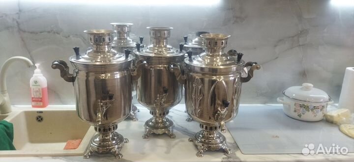 Самовары угольные СССР с хранения