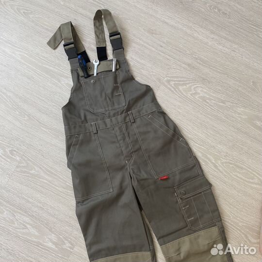 Премиум полукомбинезоны West-work olive. Форма