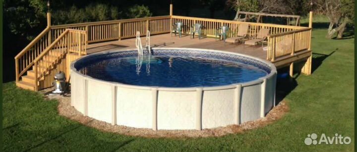 Каркасный бассейн морозостойкий 4,6х1.2