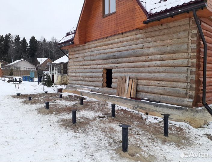 Свайно винтовой фундамент