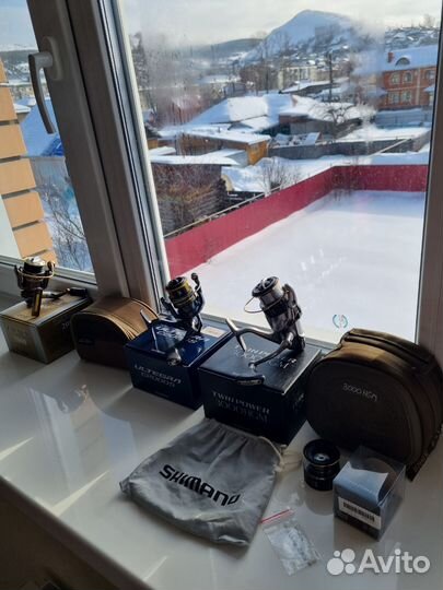 Катушки Shimano stella 22,Twin power 15,Ultegra 21