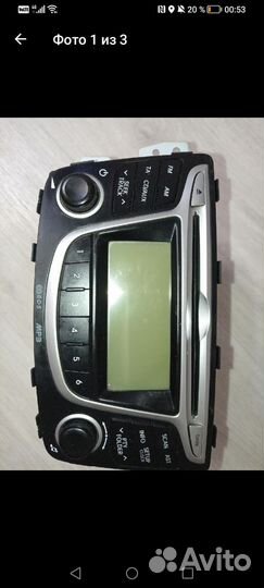 Штатная магнитола на hyundai solaris