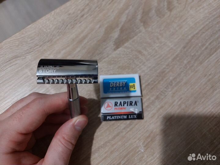 Бритва Т-образная хром