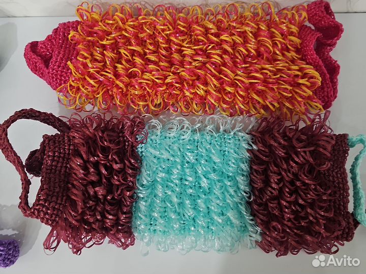 Мочалка ручной работы