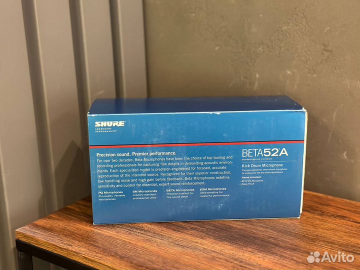Микрофон Shure Beta 52A Kick Drum Оригинал