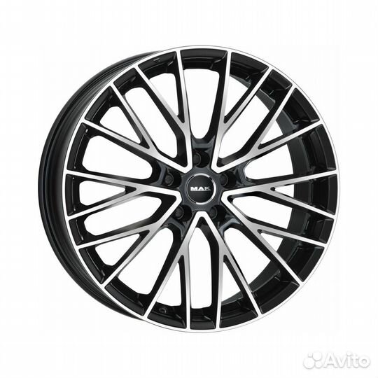 Литые диски 9x21 5x108 63.4 ET35 MAK Speciale Black Mirror