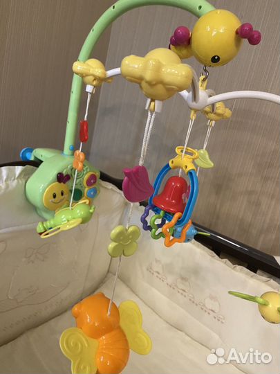 Детский мобиль карусель лесная полянка