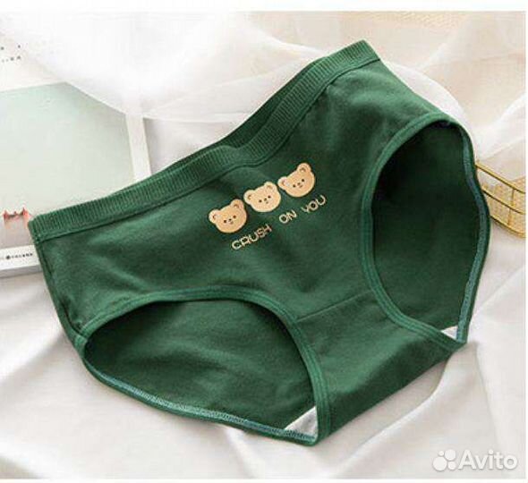 Хлопковые трусы с мишками