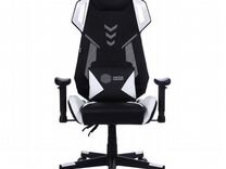 Кресло игровое Cactus CS-CHR-090BLW черный/белый