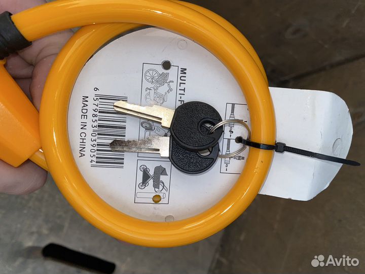 Замок для велосипеда новый
