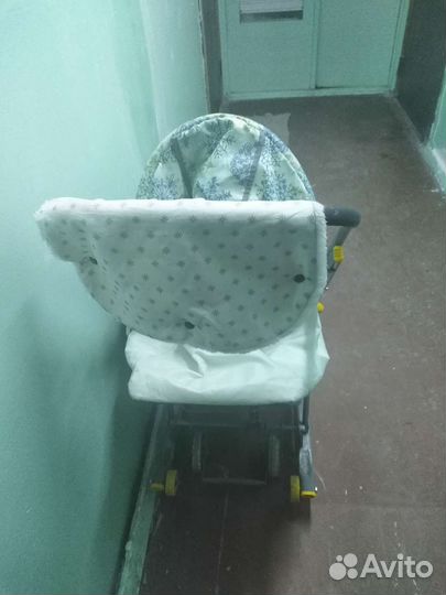 Детские санки коляска с колесами