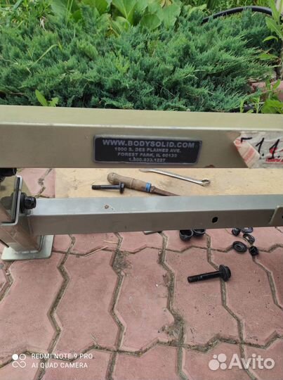 Скамья для горизонтального жима лежа BodySolid