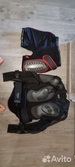 Защита спины черепаха. Защитные шорты