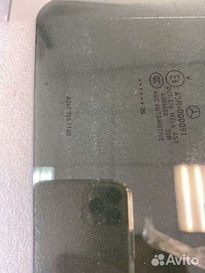 Стекло двери Mercedes Glb X247