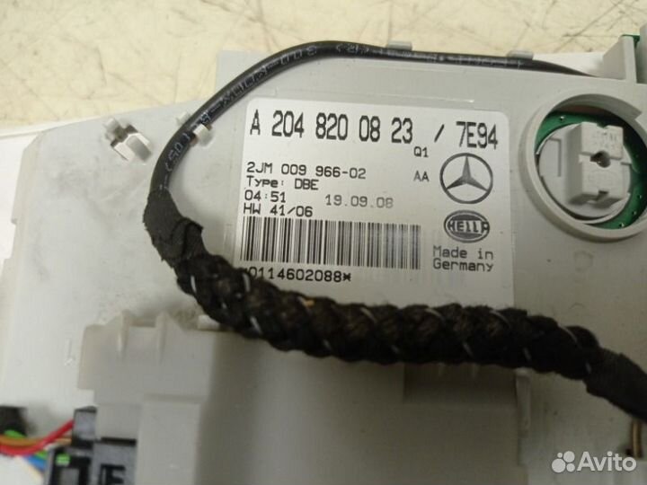 Плафон салонный Mercedes-Benz Glk Х204 M272 E35 GA