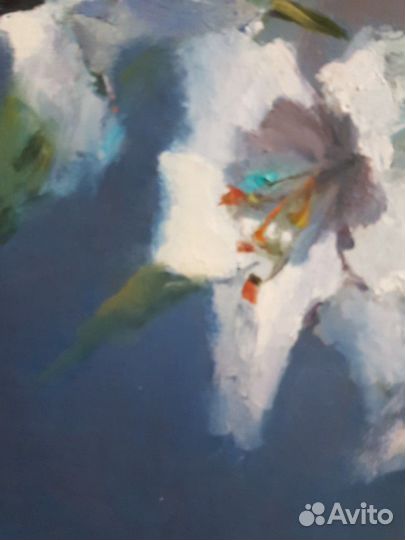 Картины маслом, Лилии, Современная живопись