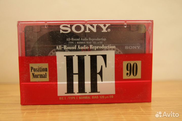 Аудиокассета запечатанная Sony