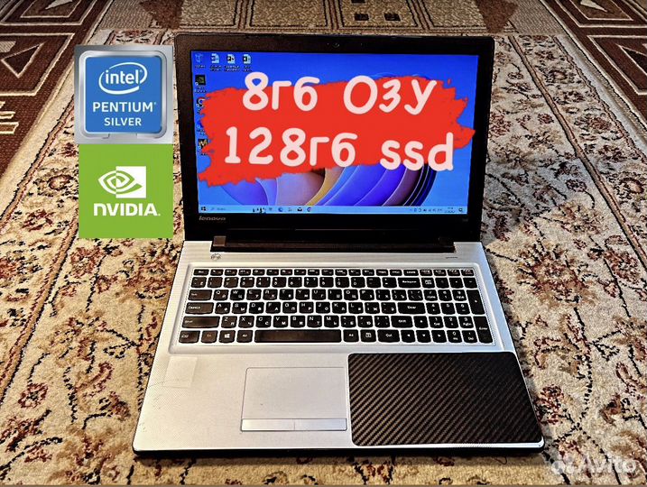 Игровой Ноутбук Lenovo GeForce 920m/4ядра/8гб