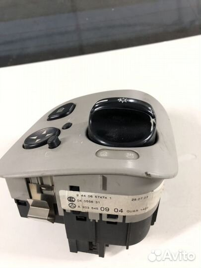 Блок включения света Mercedes c203 w203