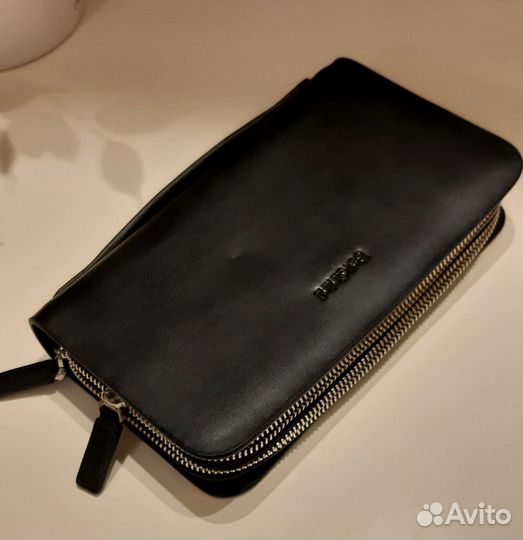 Барсетка кожаная мужская