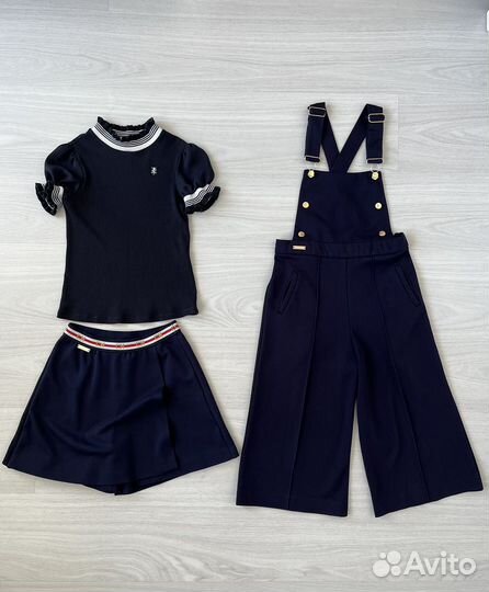 Юбка-шорты и водолазка choupette 140