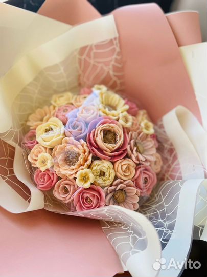 Букет из шоколадных цветов