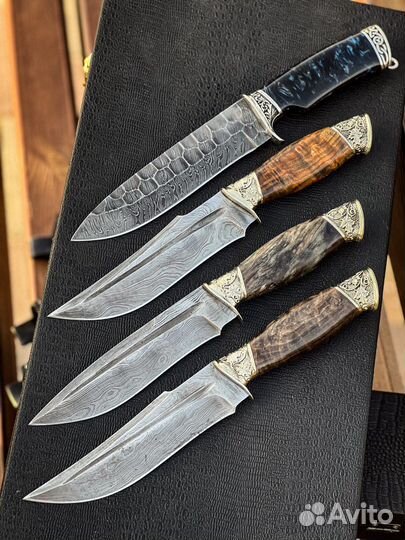 Нож из дамасской стали