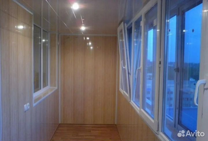 Остекление балкона по договору