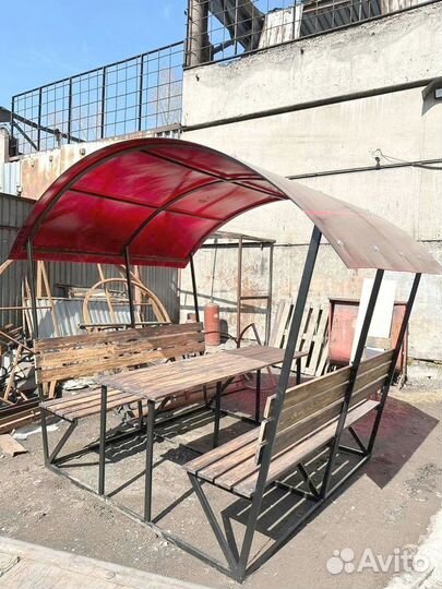 Беседка из поликарбоната