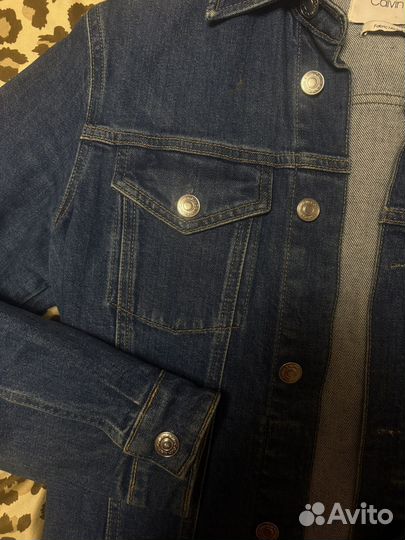 Джинсовая куртка calvin klein женская
