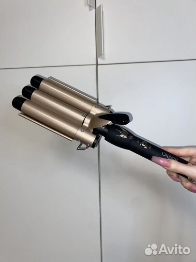 Плойка для завивки волос тройная