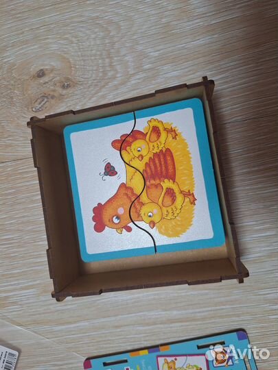 Деревянные пазлы для малышей