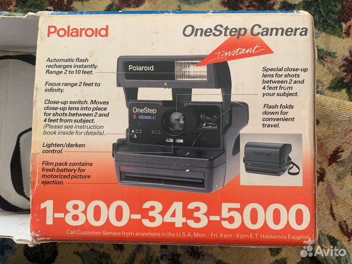 Polaroid oneStep плёночный фотоаппарат