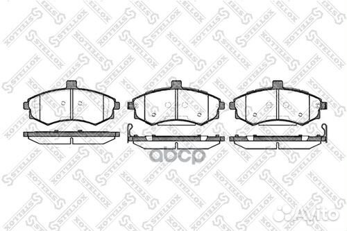 904 002B-SX GDB3378223413 колодки дисковые п