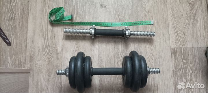 Гантели разборные каждая по 11.5 кг