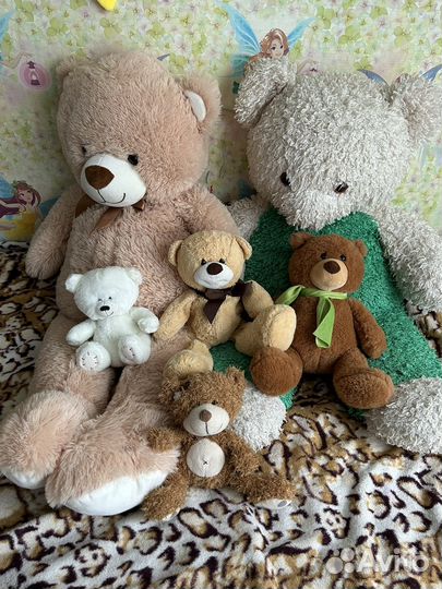 Большие плюшевые мишки медведи