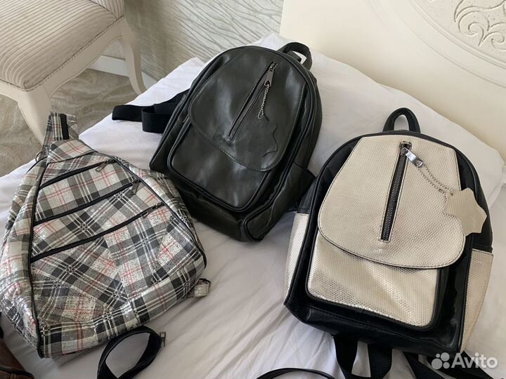 Женские сумки рюкзаки из натуральной кожи новые